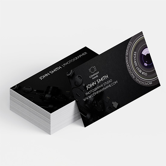 Photography Standard Business Cards