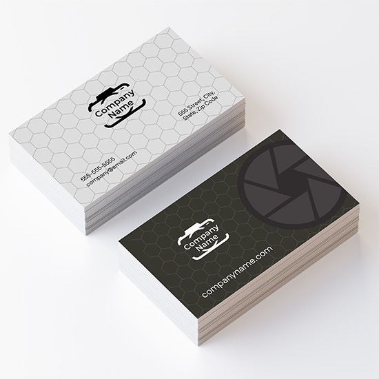 Photography Suede Business Cards