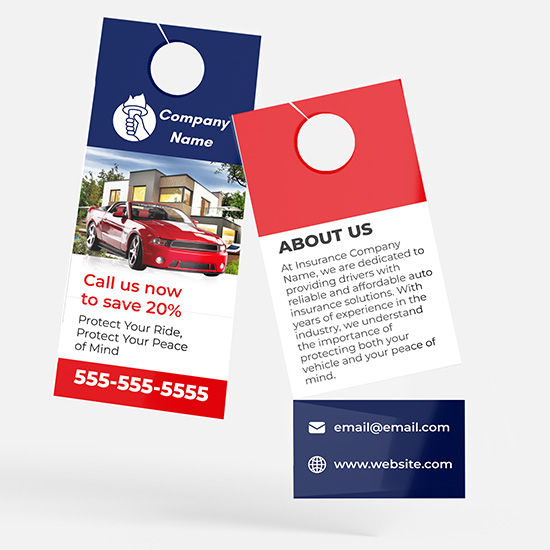 Car Insurance Door Hangers