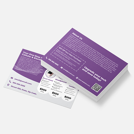 Cellular & Electronic Store Print Marketing