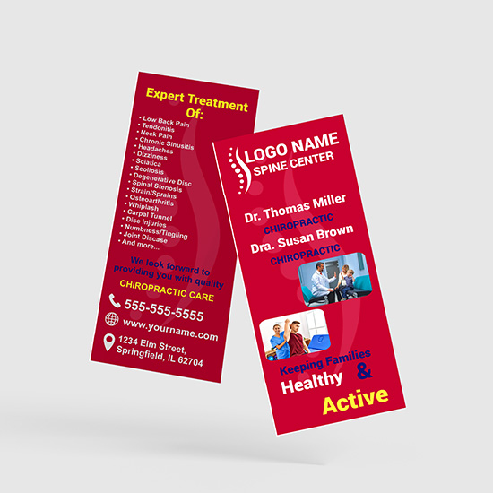 Chiropractic Rack Cards