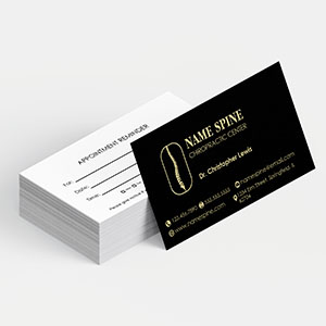 Chiropractic Business Cards