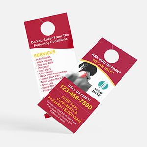 Chiropractic's Office Door Hangers