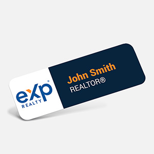 eXp Realty Color Plastic Name Tags
