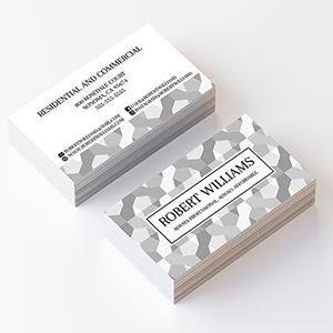 Contractor Suede Business Cards