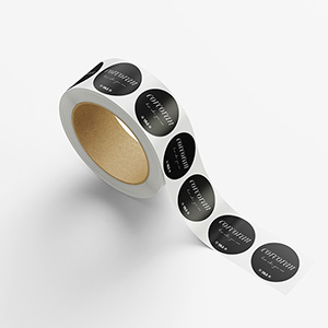 Corcoran Circle roll Labels