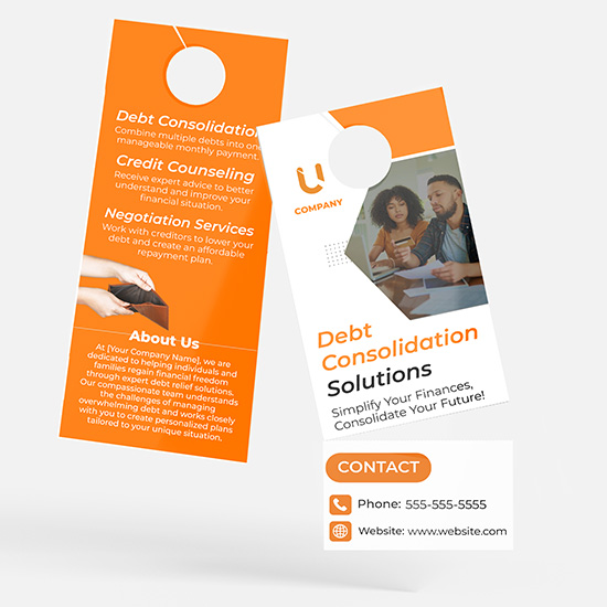 Debt Relief  Door Hangers