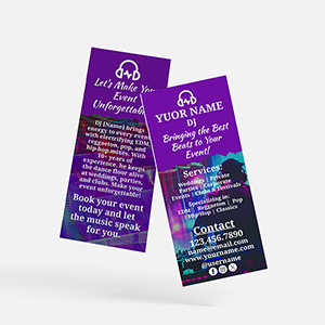 Dj Rack Cards