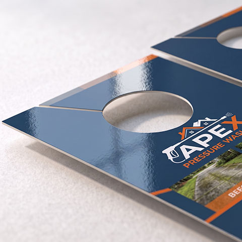 Door Hanger Coating Examples