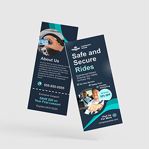 Driving Schools Rack cards