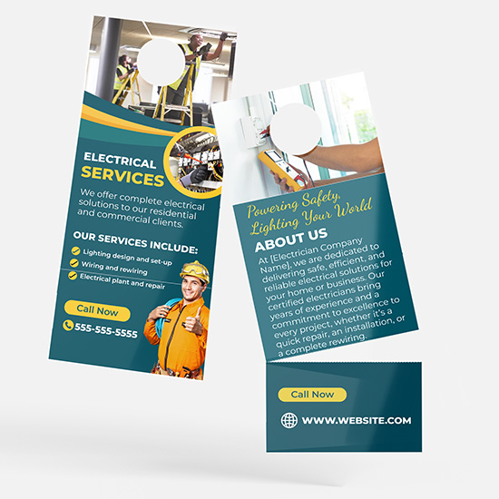 Electrician Door Hangers
