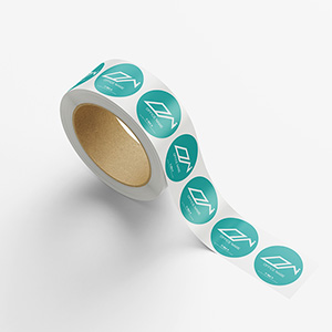 Generic Real Estate Circle Roll Labels