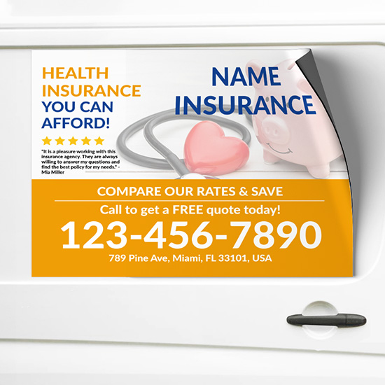 Health Insurance Car Magnets
