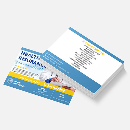 Health Insurance Postcards
