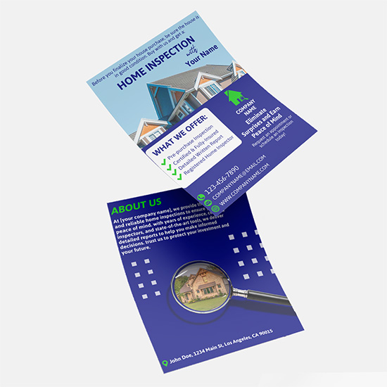 Home Inspection Flyers