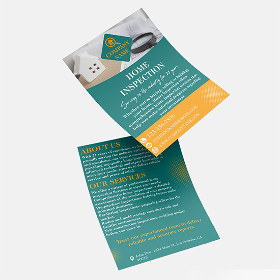 Home Inspection Print Marketing | Home Inspection Designs