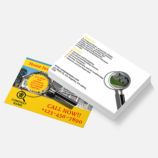 Home Inspection Postcards