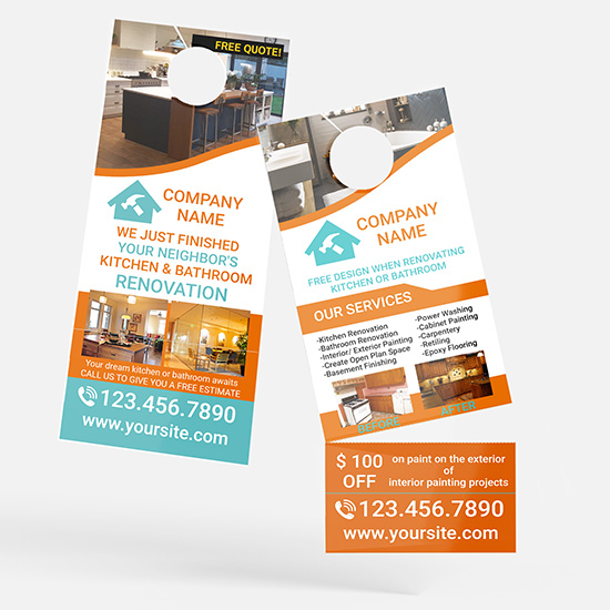 Home Remodeling Door Hangers
