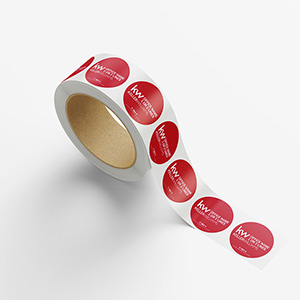 Keller Williams Circle Roll Labels