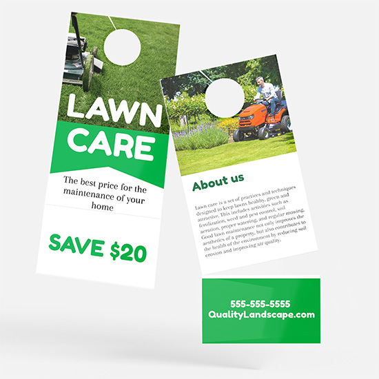 Landscaping Door Hangers