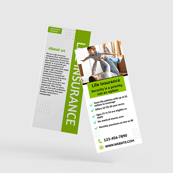 Life Insurance Print Marketing | Life Insurance Designs