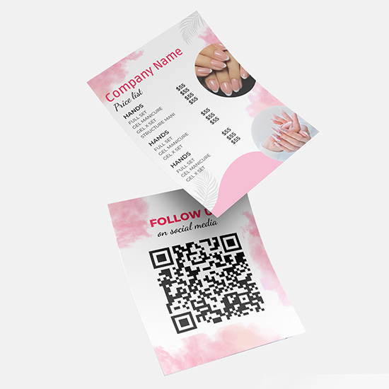 Nail Salon Flyers