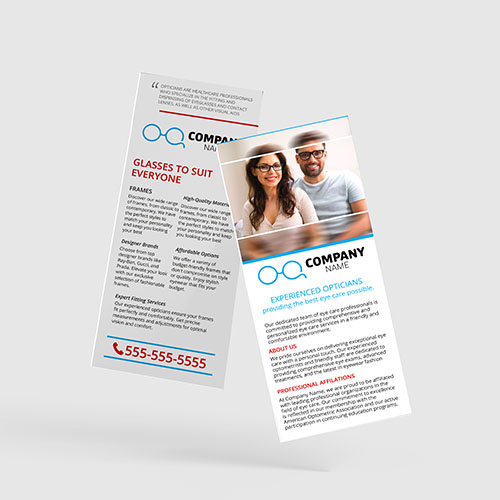 Optometry Rack Cards