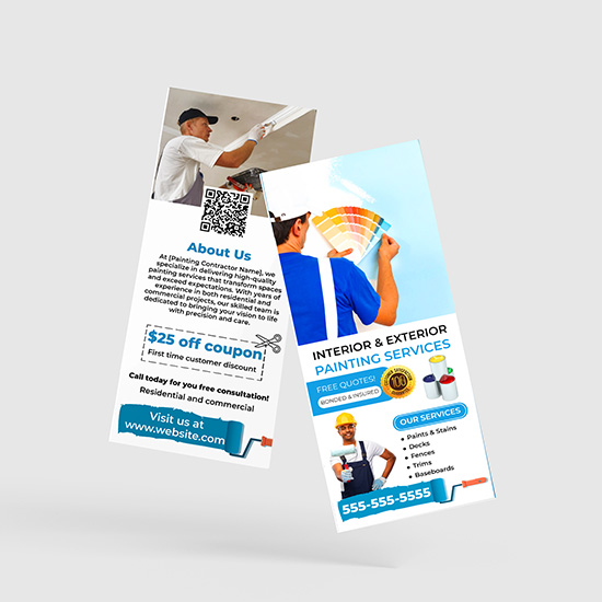 Painting Contractor Rack Cards