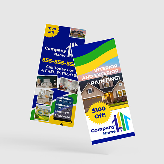 Painting Contractor Print Marketing | Painting Contractor Designs