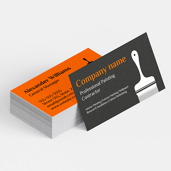 Painting Contractor Business Cards