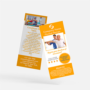 Physical Therapy Rack Cards
