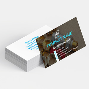 Plumbing Supplies Business Cards