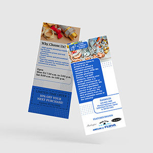 Plumbing Supplies Rack cards