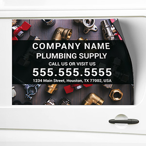 Plumbing Supplies Car Magnets