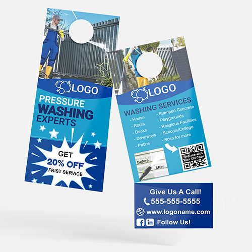Power Washing Door Hangers