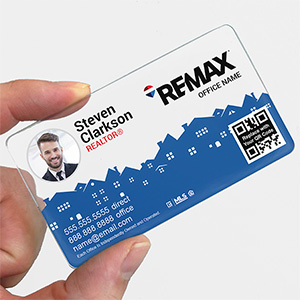 Remax Clear Plastic Business Cards
