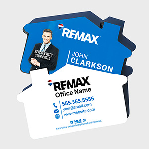 Remax House Shaped Business Cards
