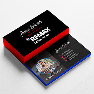 Remax Painted Edge Business Cards