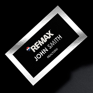Remax Luxury Foil Business Cards