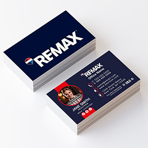 Remax Suede Business Cards