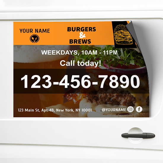 Restaurant Car Magnets