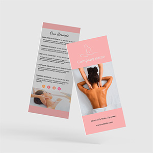 Spa Rack Cards
