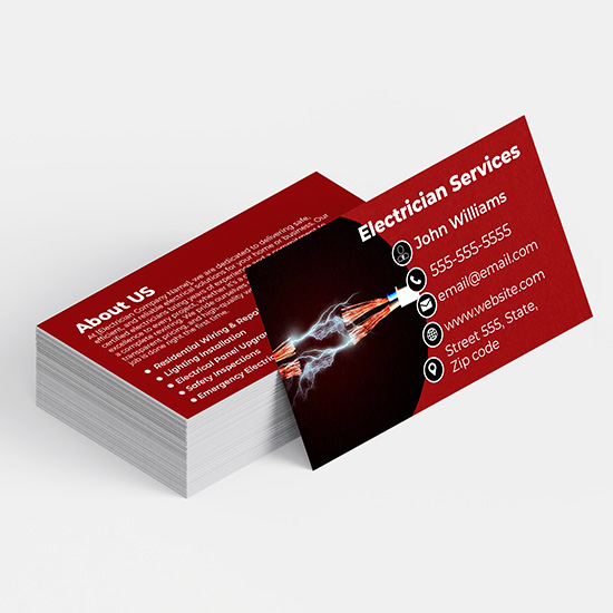 Electrician Business Cards