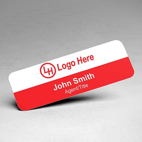 Generic Insurance Plastic Name Tags