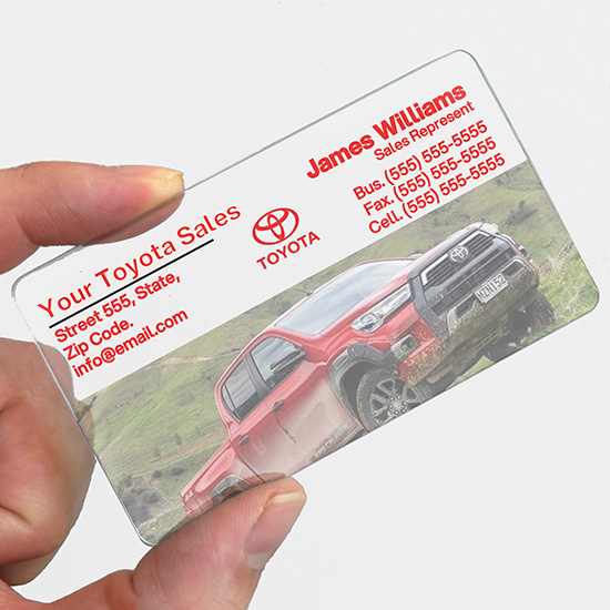 Toyota Dealerships Business Cards