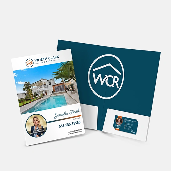 Worth Clark Realty Presentation Folders