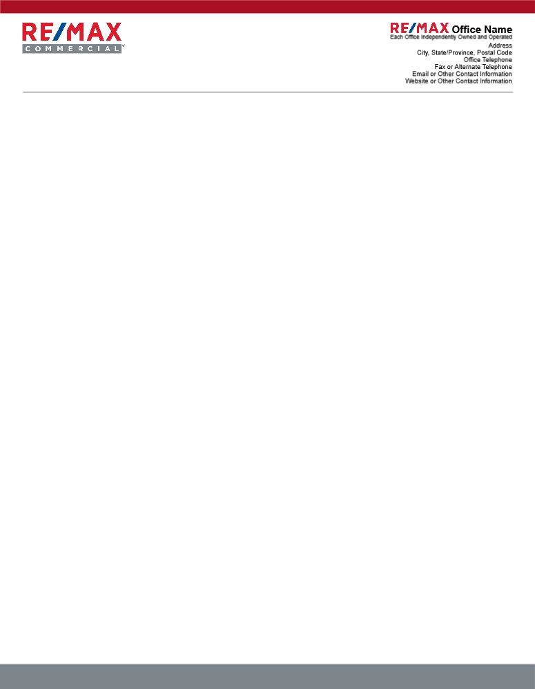 RE/MAX Letterhead - Free Templates | 1800BusinessCards