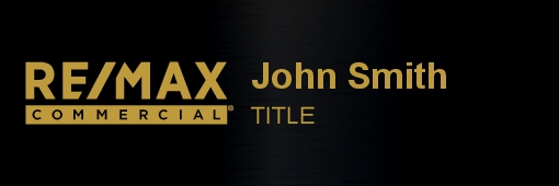 Metal Engraved Name Tags for RE/MAX Real Estate Company