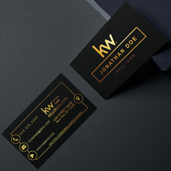 Keller Williams Business Cards Free Template Designs Approved Vendor