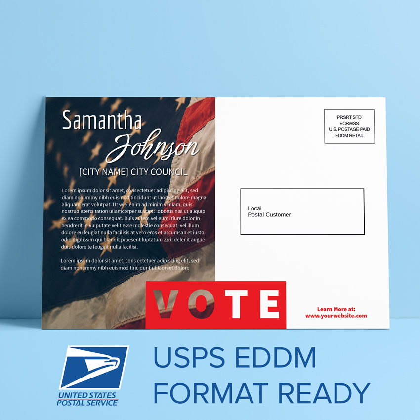 EDDM Postcard Templates Customize Your Own Print Ready Design